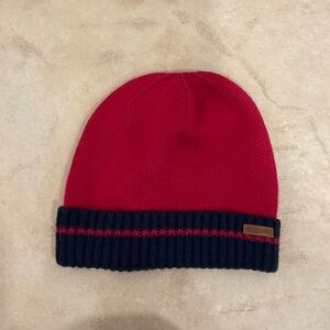 Mayoral 24 month Red and Navy Knit Beanie